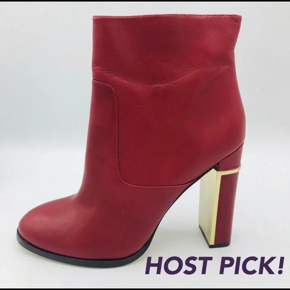 Calvin klein red booties store